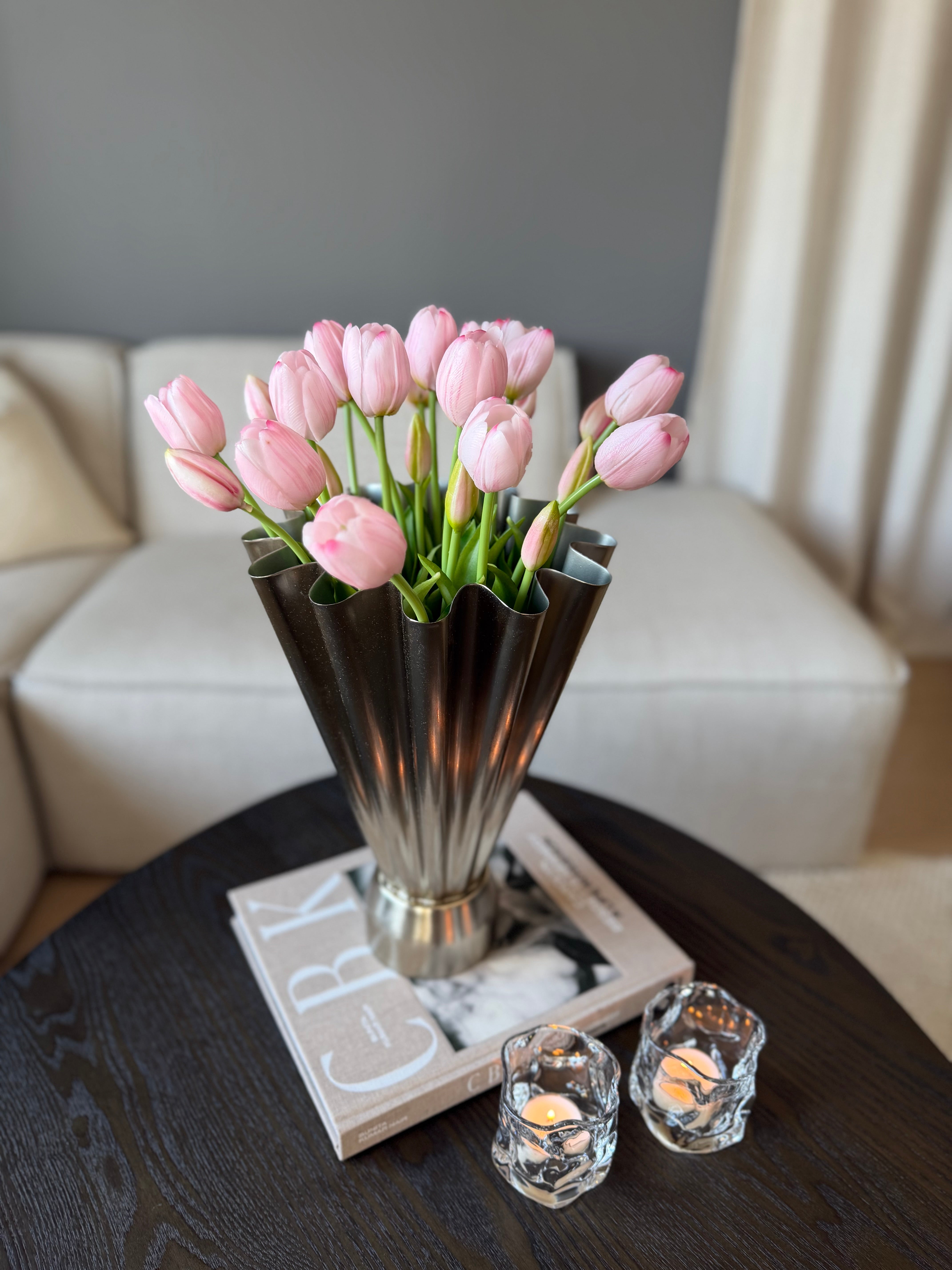 Tulipanbukett lys rosa 25stk