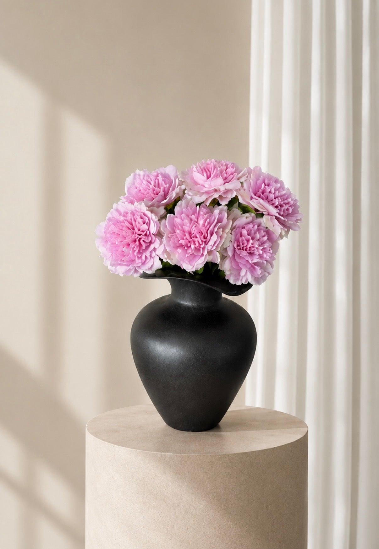 Peonbukett lys rosa