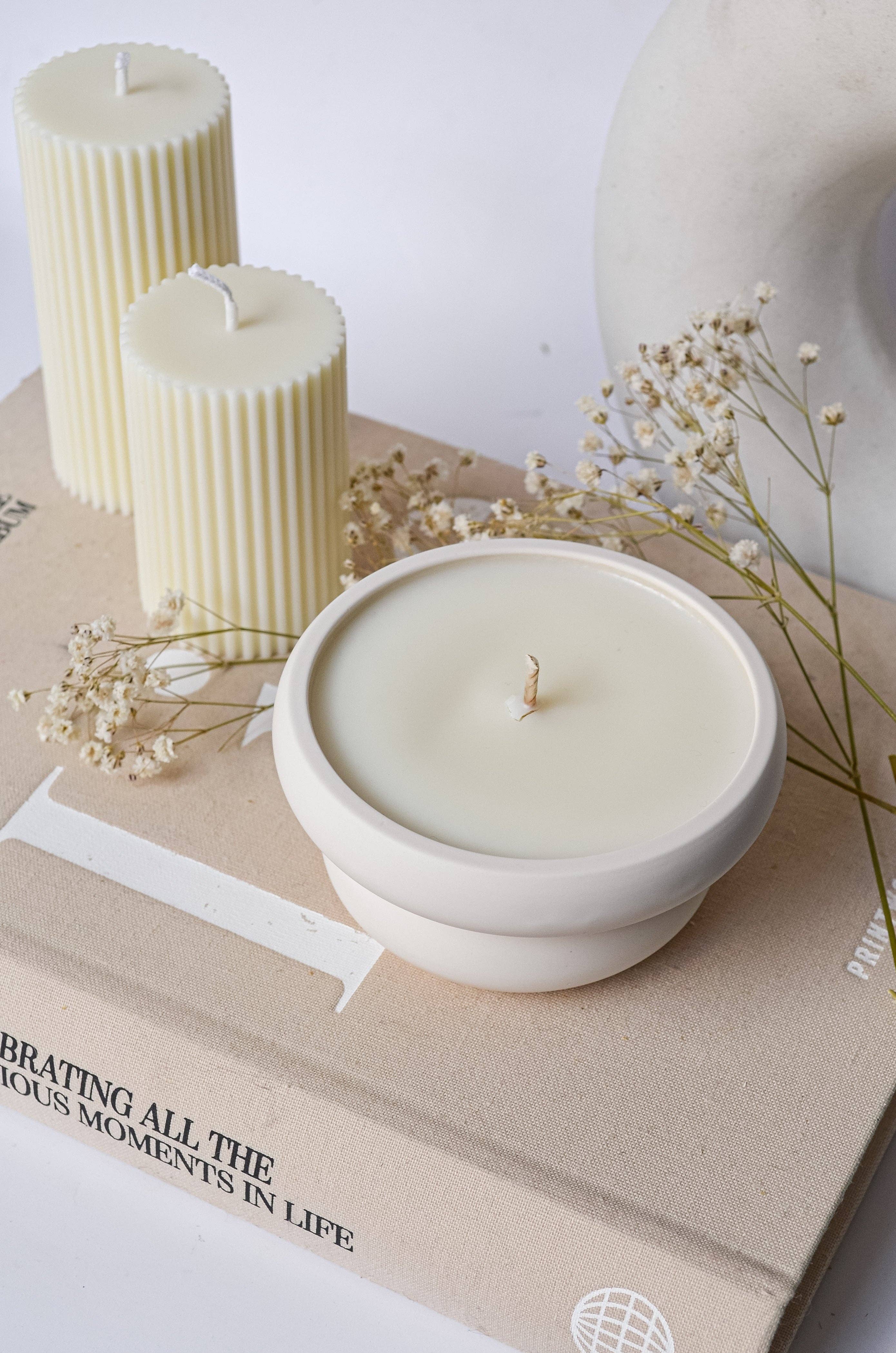 Relaxation Candle i gjenbrukbar skål