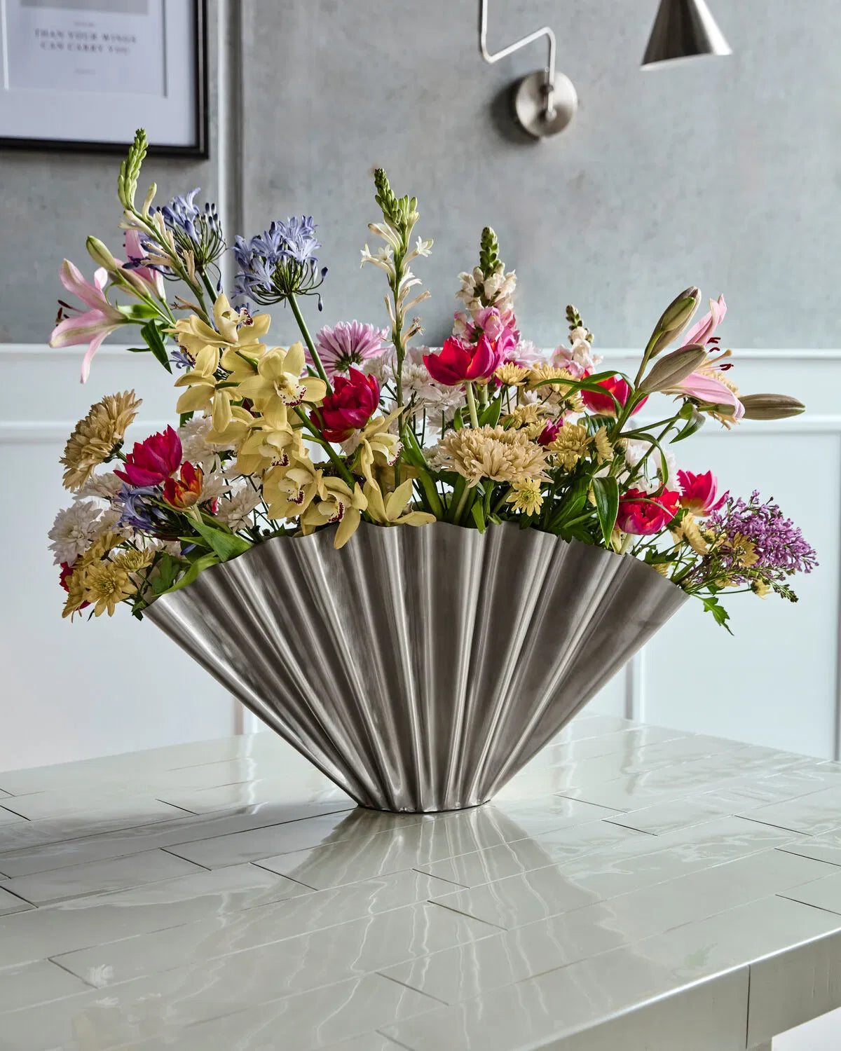 Vase Flood - Silver