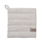 Gryteklut beige/hvit - smal rad