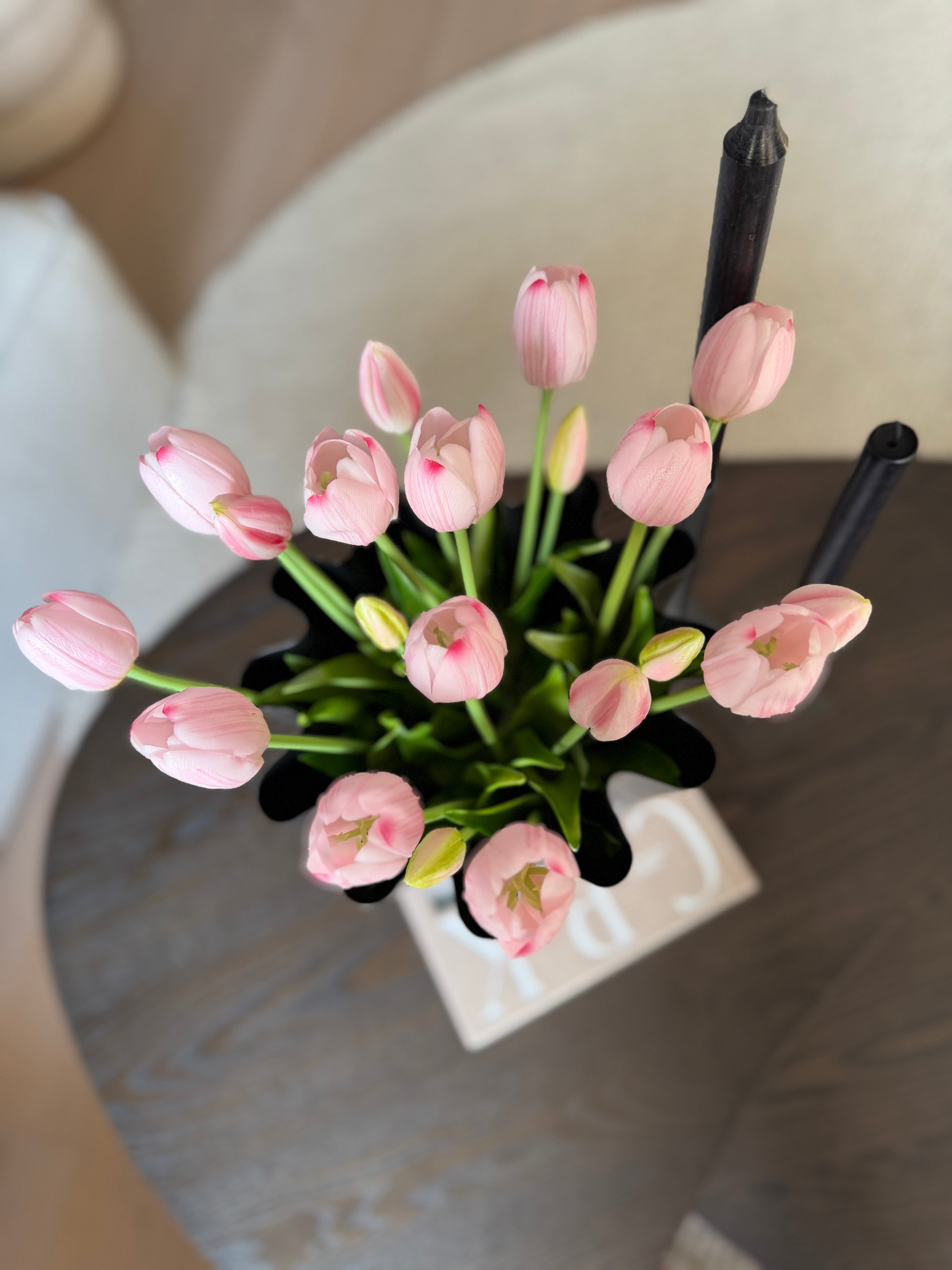 Tulipanbukett lys rosa - 20 stk