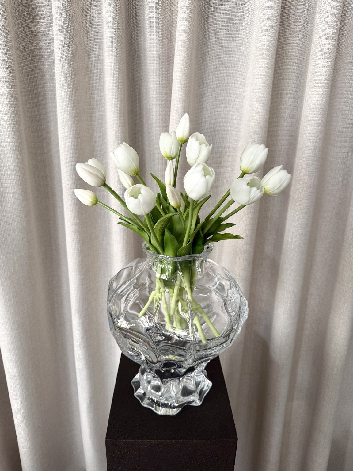 Tulipanbukett helhvit - 15 stk