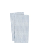 Serviett stripete lysblå/hvit - 10x20 cm