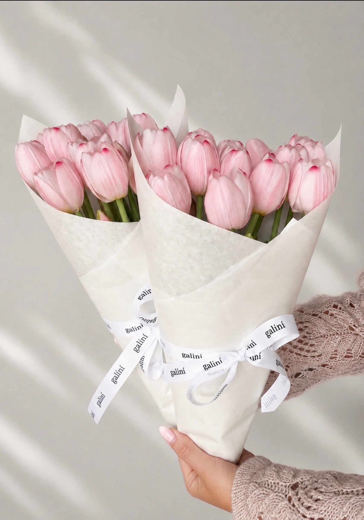 Tulipanbukett lys rosa - 20 stk