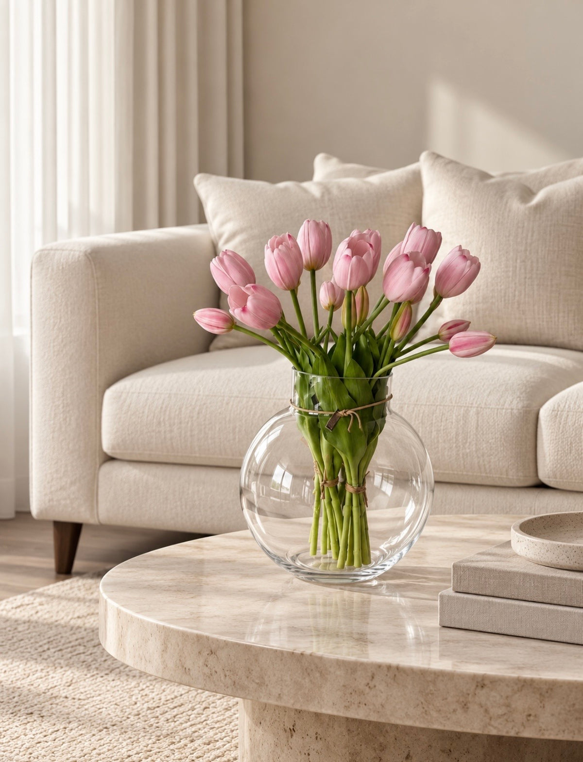 Tulipanbukett lys rosa - 20 stk