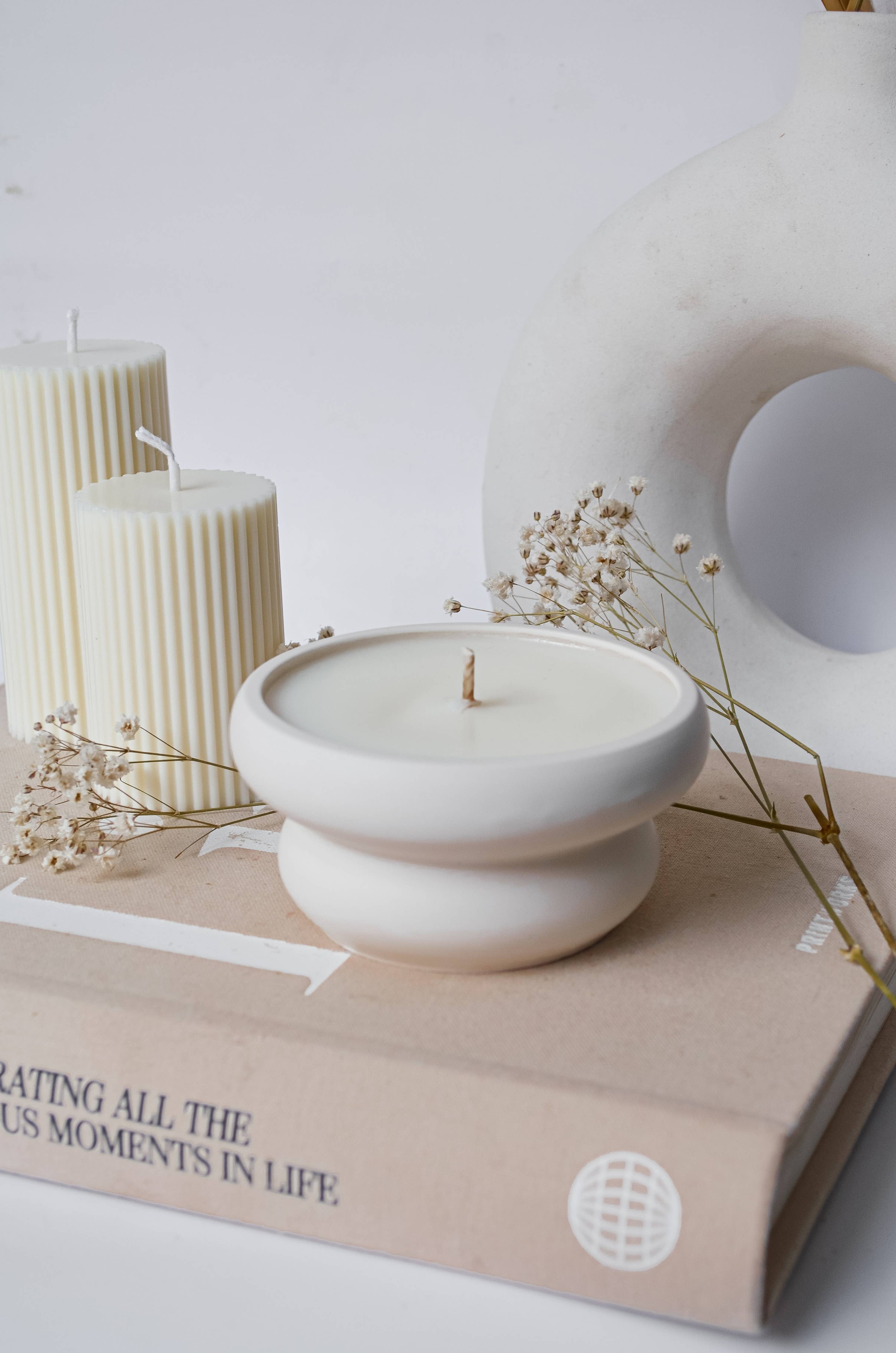 Relaxation Candle i gjenbrukbar skål