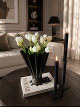 Tulipanbukett hvit/grønn - 20 stk