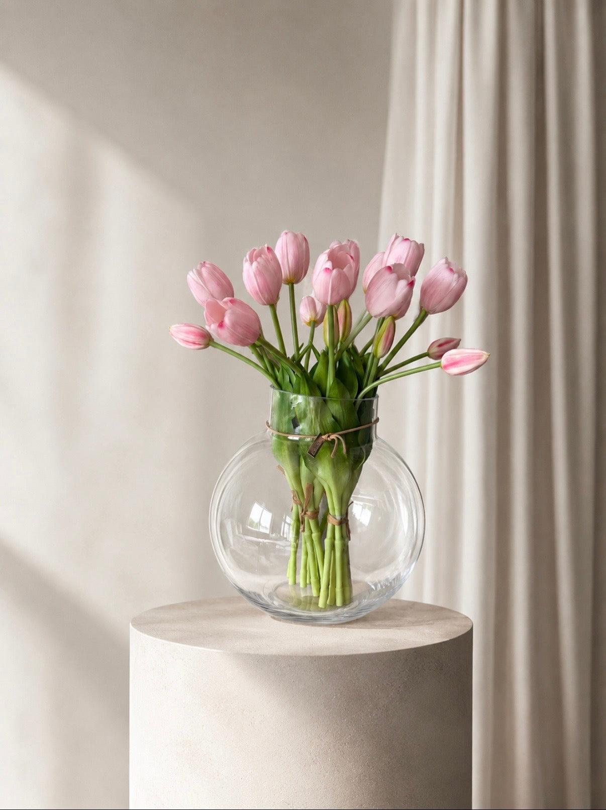 Tulipanbukett lys rosa - 20 stk