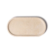 Travertine oval tray 30x15cm