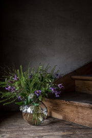 Glassvase bobler 24 x 25 cm
