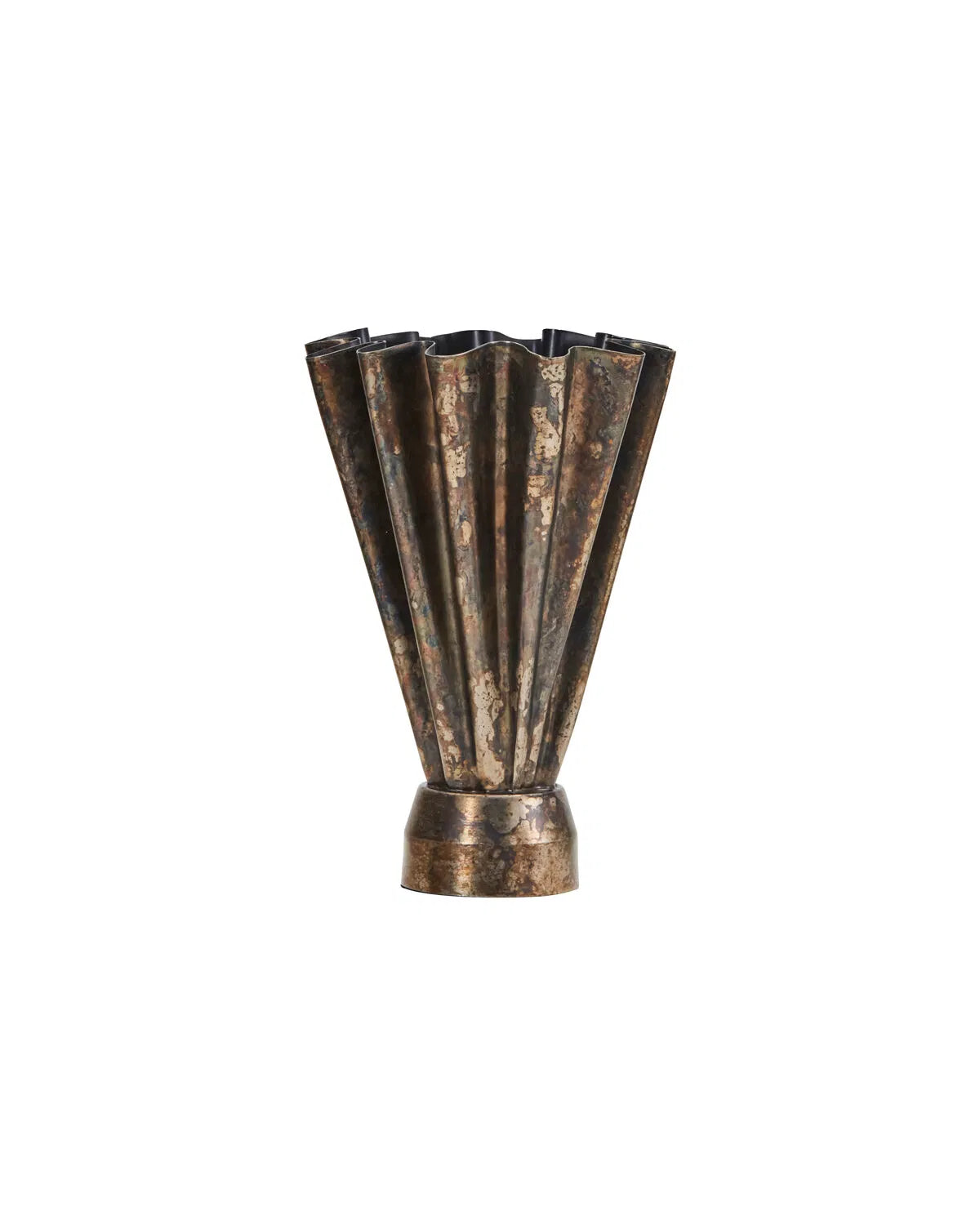 Vase Iron Design - Antique Brown